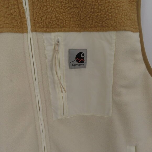 NEW Carhartt Men Large LG WIP Pinnacle Vest Wax Dusty Hamilton Brown A212051 - Picture 7 of 16